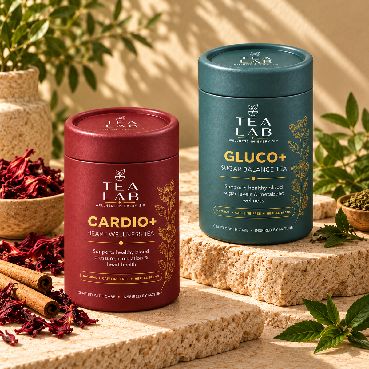 Lifestyle wellness herbal tea collection by Tea Lab Pakistan