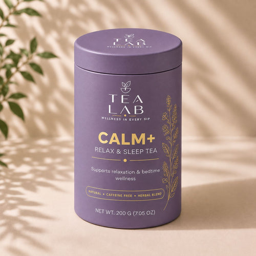 Tea Lab CALM+ relaxation and bedtime herbal tea 