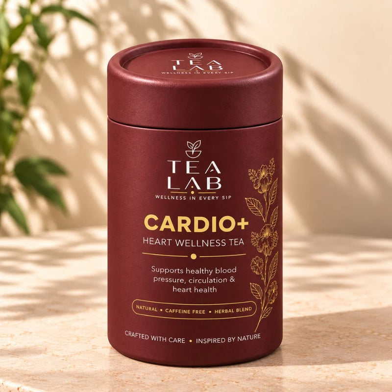 CARDIO+ premium herbal tea jar from Tea Lab Pakistan