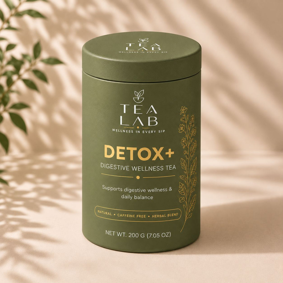 Tea Lab DETOX+ digestive wellness herbal tea