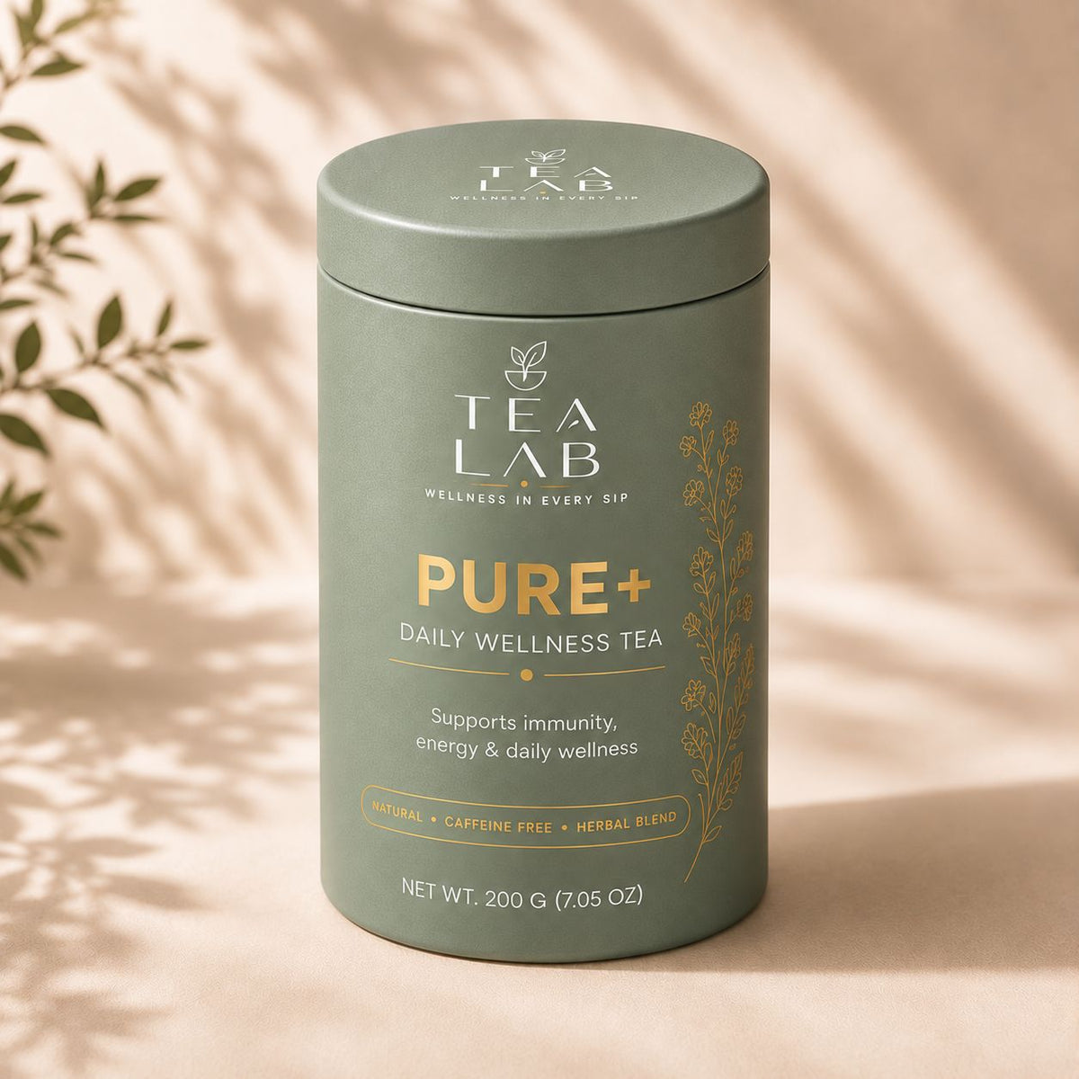 Tea Lab PURE+ premium loose leaf green tea